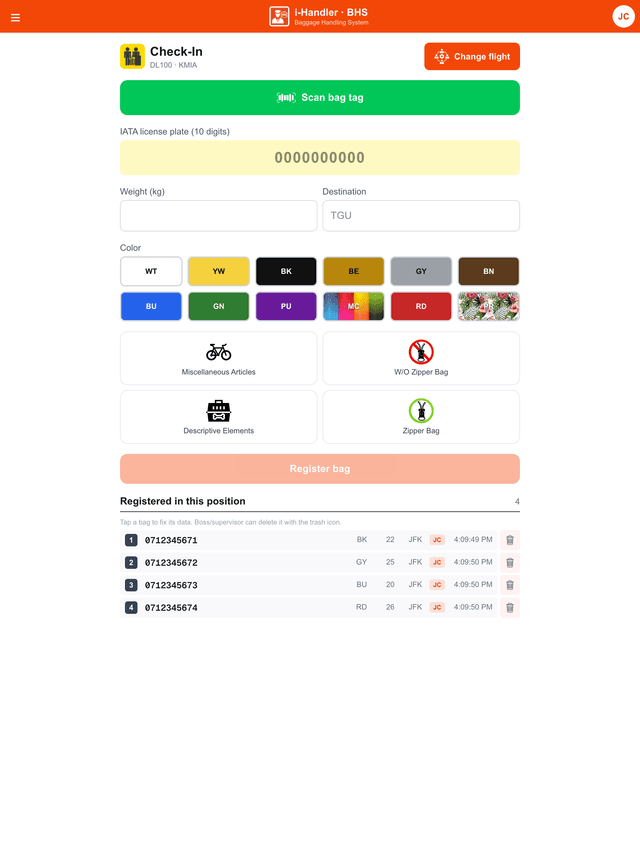 Check-in