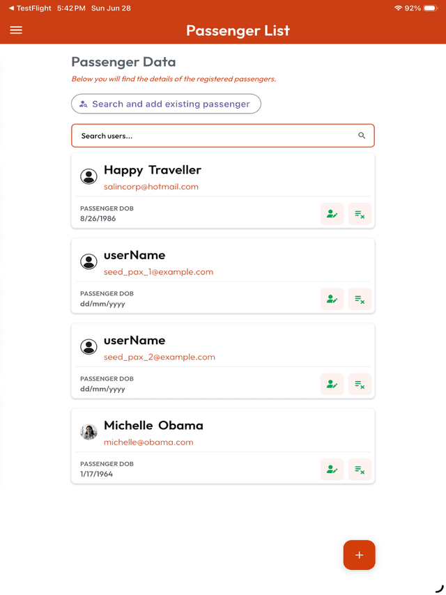 i-Handler App iPad