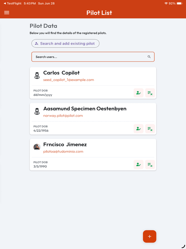i-Handler App iPad