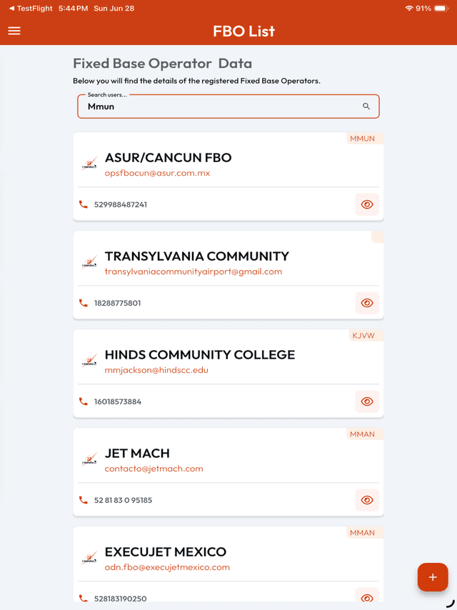 i-Handler App iPad