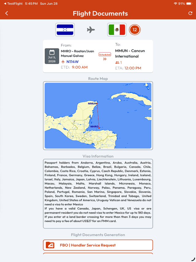i-Handler App iPad